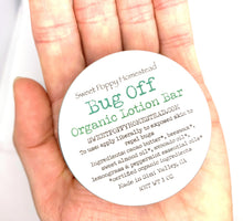 Load image into Gallery viewer, Organic Bug Off Lotion Bar