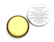 Load image into Gallery viewer, Organic lavender lotion bar