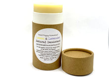 Load image into Gallery viewer, Zero waste natural deodorant in a 100% compostable push of tube
