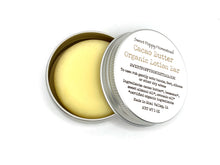 Load image into Gallery viewer, Zero Waste Organic Unscented Cacao Butter Solid Lotion Bar
